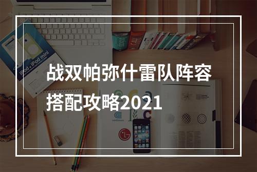 战双帕弥什雷队阵容搭配攻略2021