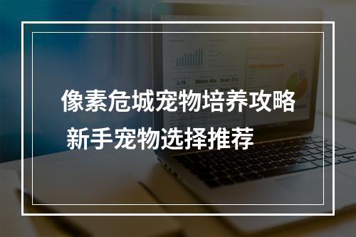 像素危城宠物培养攻略 新手宠物选择推荐