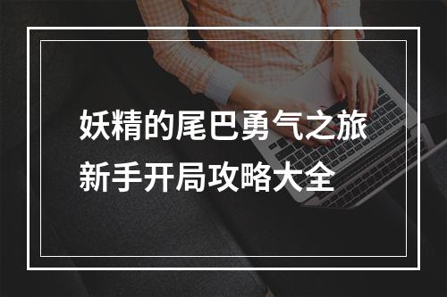 妖精的尾巴勇气之旅新手开局攻略大全