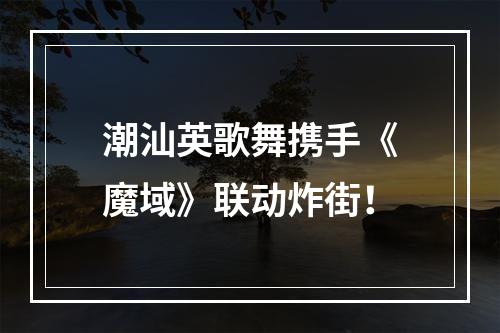 潮汕英歌舞携手《魔域》联动炸街！