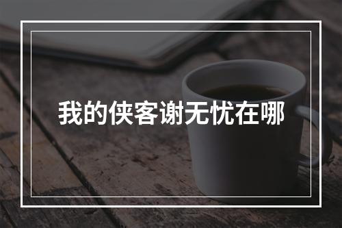 我的侠客谢无忧在哪