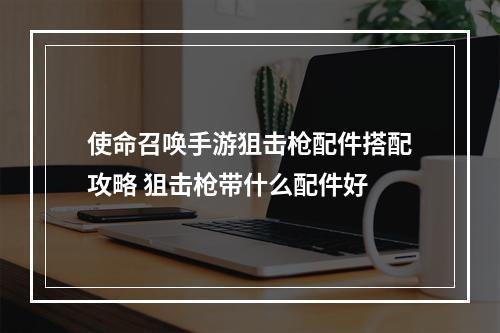 使命召唤手游狙击枪配件搭配攻略 狙击枪带什么配件好