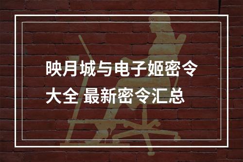 映月城与电子姬密令大全 最新密令汇总