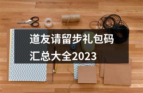 道友请留步礼包码汇总大全2023