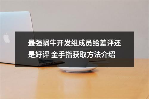 最强蜗牛开发组成员给差评还是好评 金手指获取方法介绍