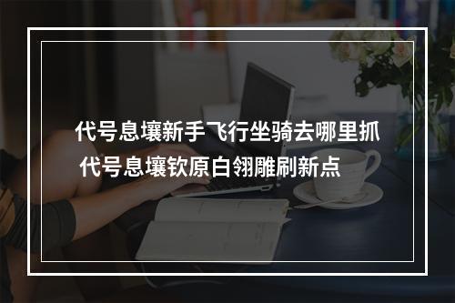 代号息壤新手飞行坐骑去哪里抓 代号息壤钦原白翎雕刷新点