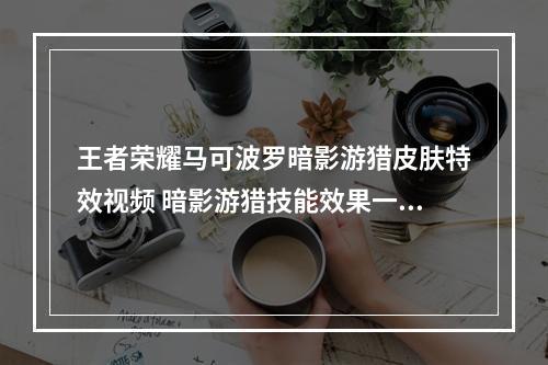 王者荣耀马可波罗暗影游猎皮肤特效视频 暗影游猎技能效果一览