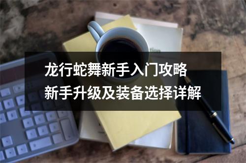 龙行蛇舞新手入门攻略 新手升级及装备选择详解