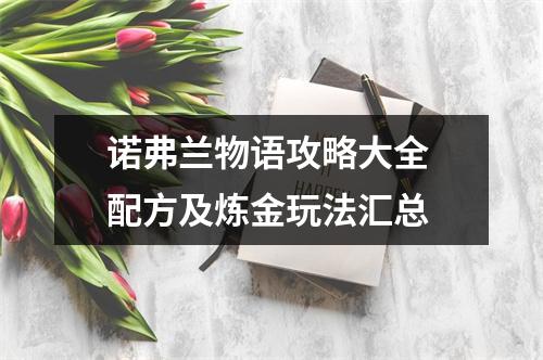 诺弗兰物语攻略大全 配方及炼金玩法汇总