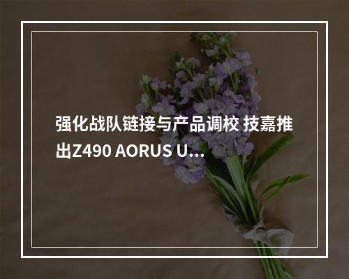 强化战队链接与产品调校 技嘉推出Z490 AORUS ULTRA G2主板