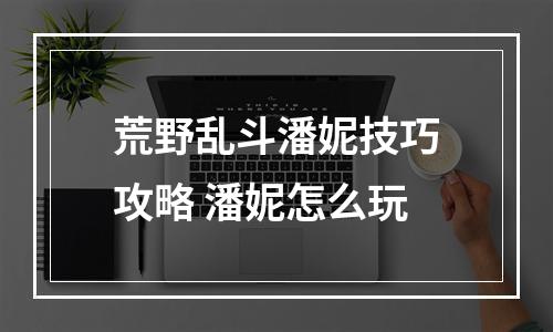 荒野乱斗潘妮技巧攻略 潘妮怎么玩