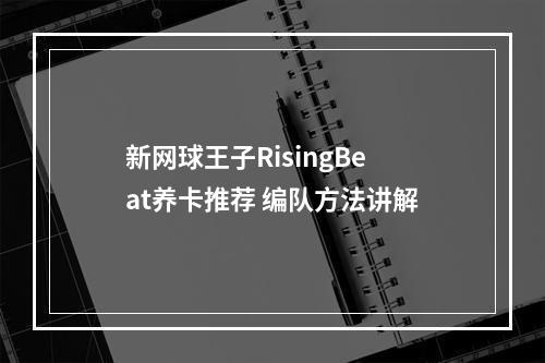 新网球王子RisingBeat养卡推荐 编队方法讲解