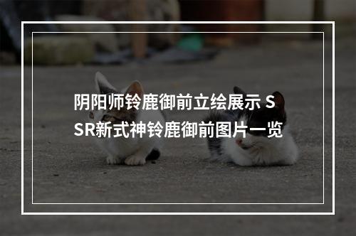 阴阳师铃鹿御前立绘展示 SSR新式神铃鹿御前图片一览