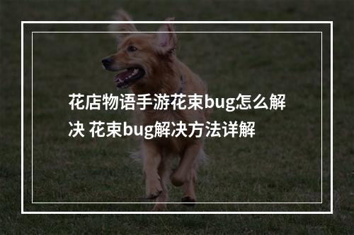 花店物语手游花束bug怎么解决 花束bug解决方法详解