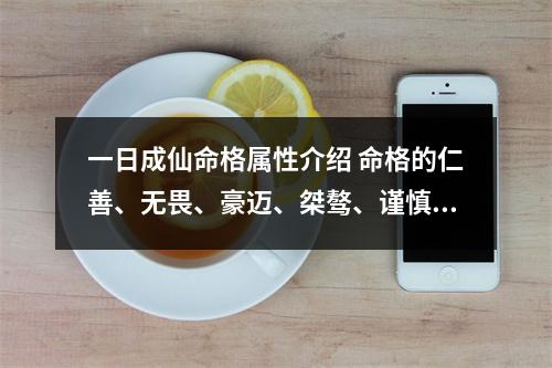 一日成仙命格属性介绍 命格的仁善、无畏、豪迈、桀骜、谨慎及刚正详解