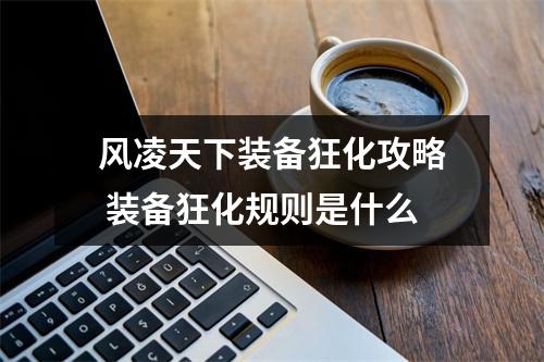 风凌天下装备狂化攻略 装备狂化规则是什么