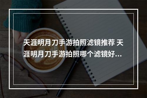 天涯明月刀手游拍照滤镜推荐 天涯明月刀手游拍照哪个滤镜好看