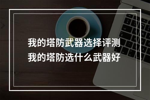 我的塔防武器选择评测 我的塔防选什么武器好