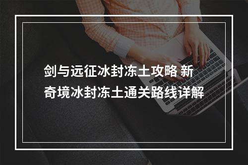 剑与远征冰封冻土攻略 新奇境冰封冻土通关路线详解