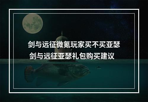 剑与远征微氪玩家买不买亚瑟 剑与远征亚瑟礼包购买建议