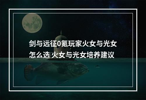 剑与远征0氪玩家火女与光女怎么选 火女与光女培养建议