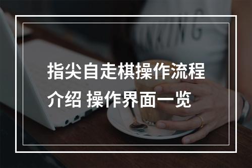 指尖自走棋操作流程介绍 操作界面一览