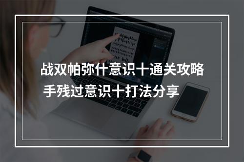 战双帕弥什意识十通关攻略 手残过意识十打法分享