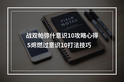 战双帕弥什意识10攻略心得 S烬燃过意识10打法技巧