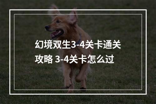 幻境双生3-4关卡通关攻略 3-4关卡怎么过