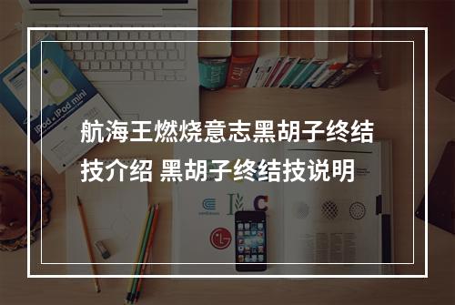 航海王燃烧意志黑胡子终结技介绍 黑胡子终结技说明