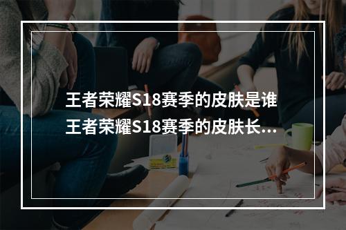 王者荣耀S18赛季的皮肤是谁 王者荣耀S18赛季的皮肤长什么样