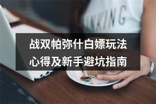 战双帕弥什白嫖玩法心得及新手避坑指南