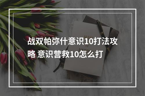 战双帕弥什意识10打法攻略 意识营救10怎么打