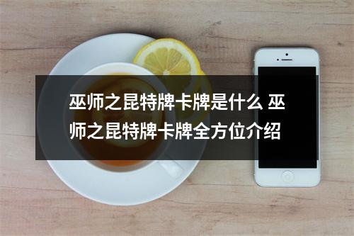 巫师之昆特牌卡牌是什么 巫师之昆特牌卡牌全方位介绍