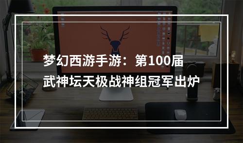 梦幻西游手游：第100届武神坛天极战神组冠军出炉