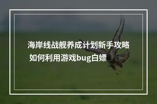 海岸线战舰养成计划新手攻略 如何利用游戏bug白嫖