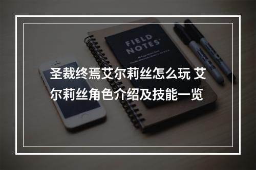 圣裁终焉艾尔莉丝怎么玩 艾尔莉丝角色介绍及技能一览