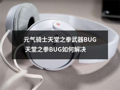 元气骑士天堂之拳武器BUG 天堂之拳BUG如何解决