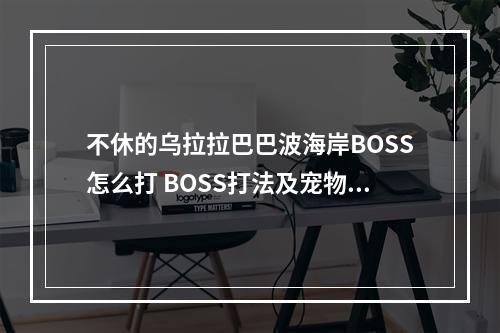 不休的乌拉拉巴巴波海岸BOSS怎么打 BOSS打法及宠物选择攻略