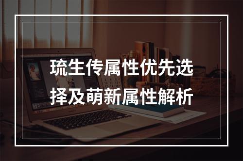 琉生传属性优先选择及萌新属性解析