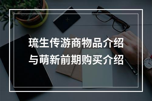 琉生传游商物品介绍与萌新前期购买介绍