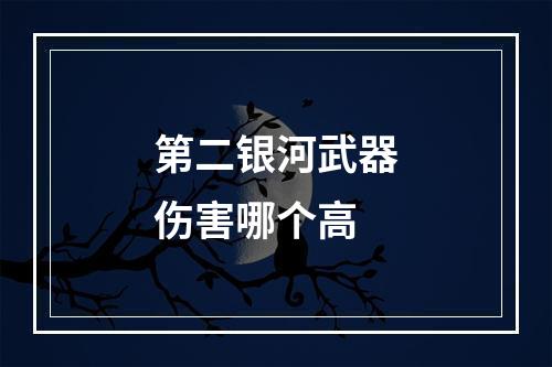 第二银河武器伤害哪个高