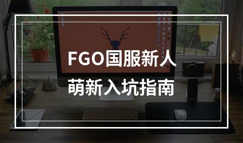 FGO国服新人萌新入坑指南