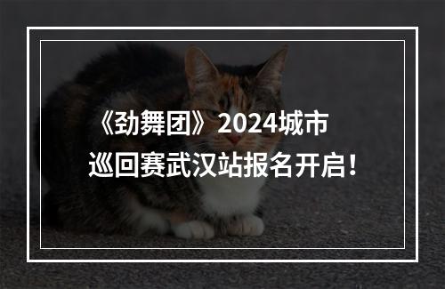 《劲舞团》2024城市巡回赛武汉站报名开启！