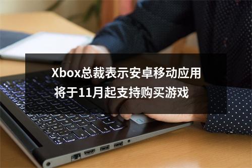 Xbox总裁表示安卓移动应用 将于11月起支持购买游戏