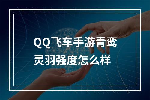 QQ飞车手游青鸾灵羽强度怎么样