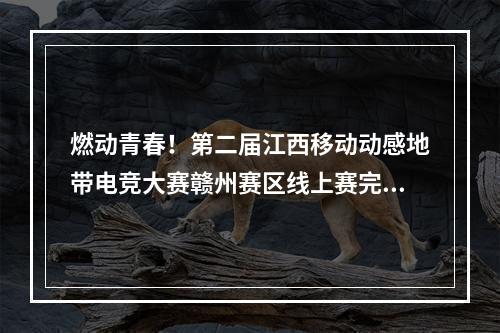 燃动青春！第二届江西移动动感地带电竞大赛赣州赛区线上赛完美收官