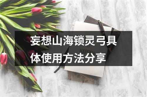 妄想山海锁灵弓具体使用方法分享