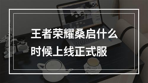 王者荣耀桑启什么时候上线正式服