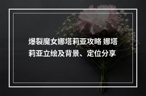 爆裂魔女娜塔莉亚攻略 娜塔莉亚立绘及背景、定位分享